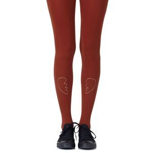 Zohara Broken Heart Tights Rust Women Rustgold